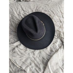 Vintage 1980's Wrangler Black 4X Beaver Cowboy Hat
